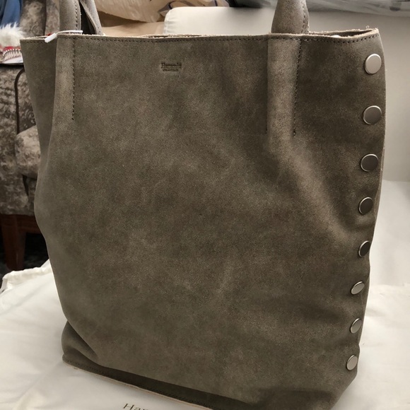 Hammitt Bags Hammitt Oliver Leather Bag In Pewter Nwt Poshmark